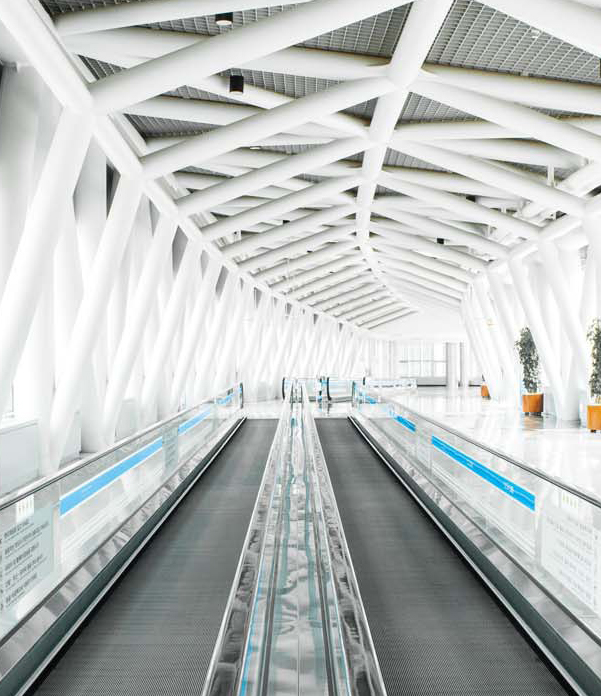 Moving Walkway Cost